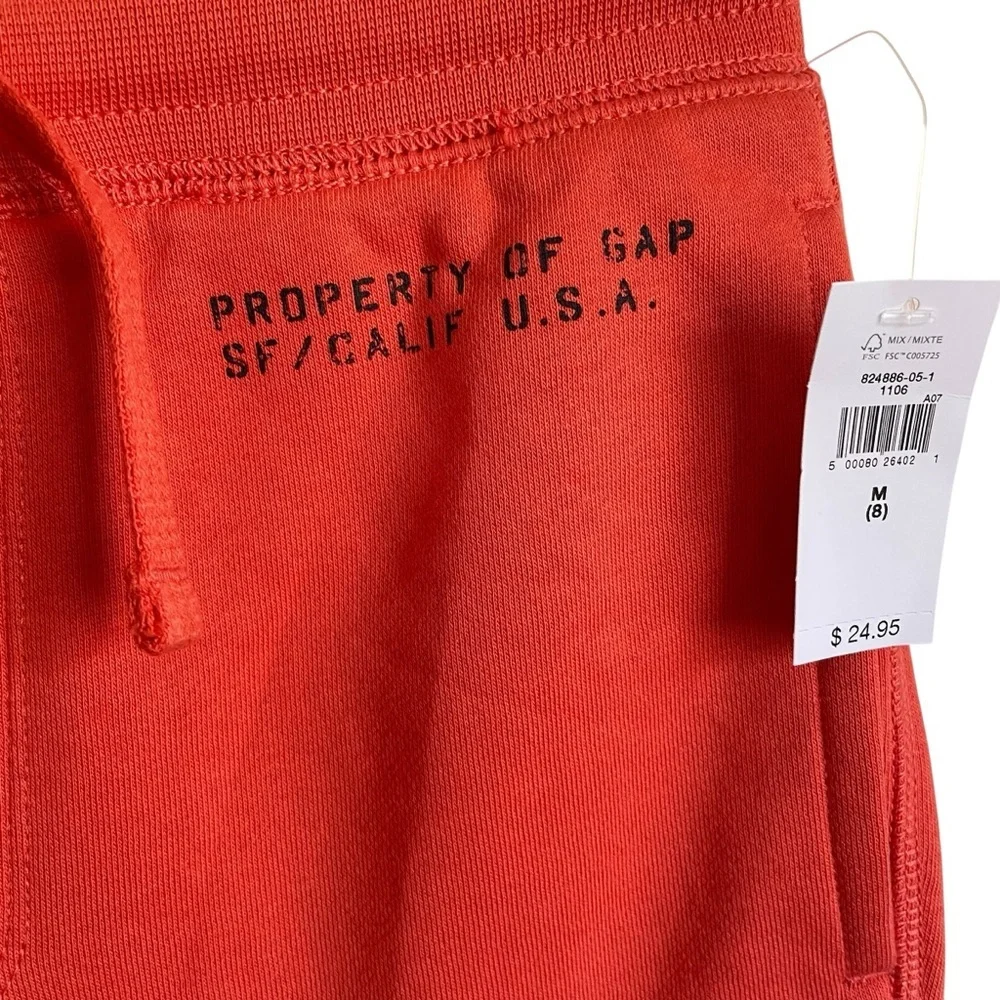 GAP Kids Vibrant Coral‎ Athletic Shorts NWT